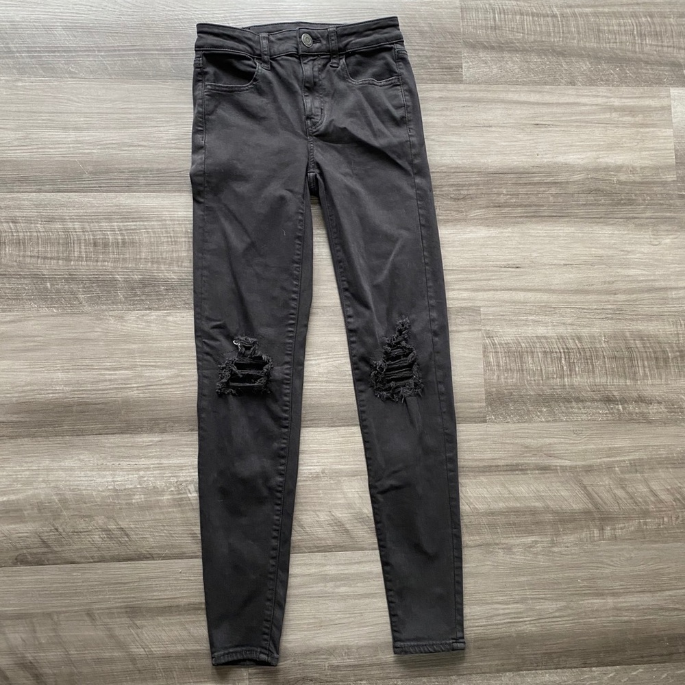 AE Black Next Level Black Jeans